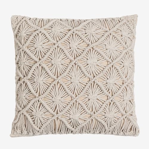 Sklum Senena cuscino quadrato macramè 45x45 cm boho
