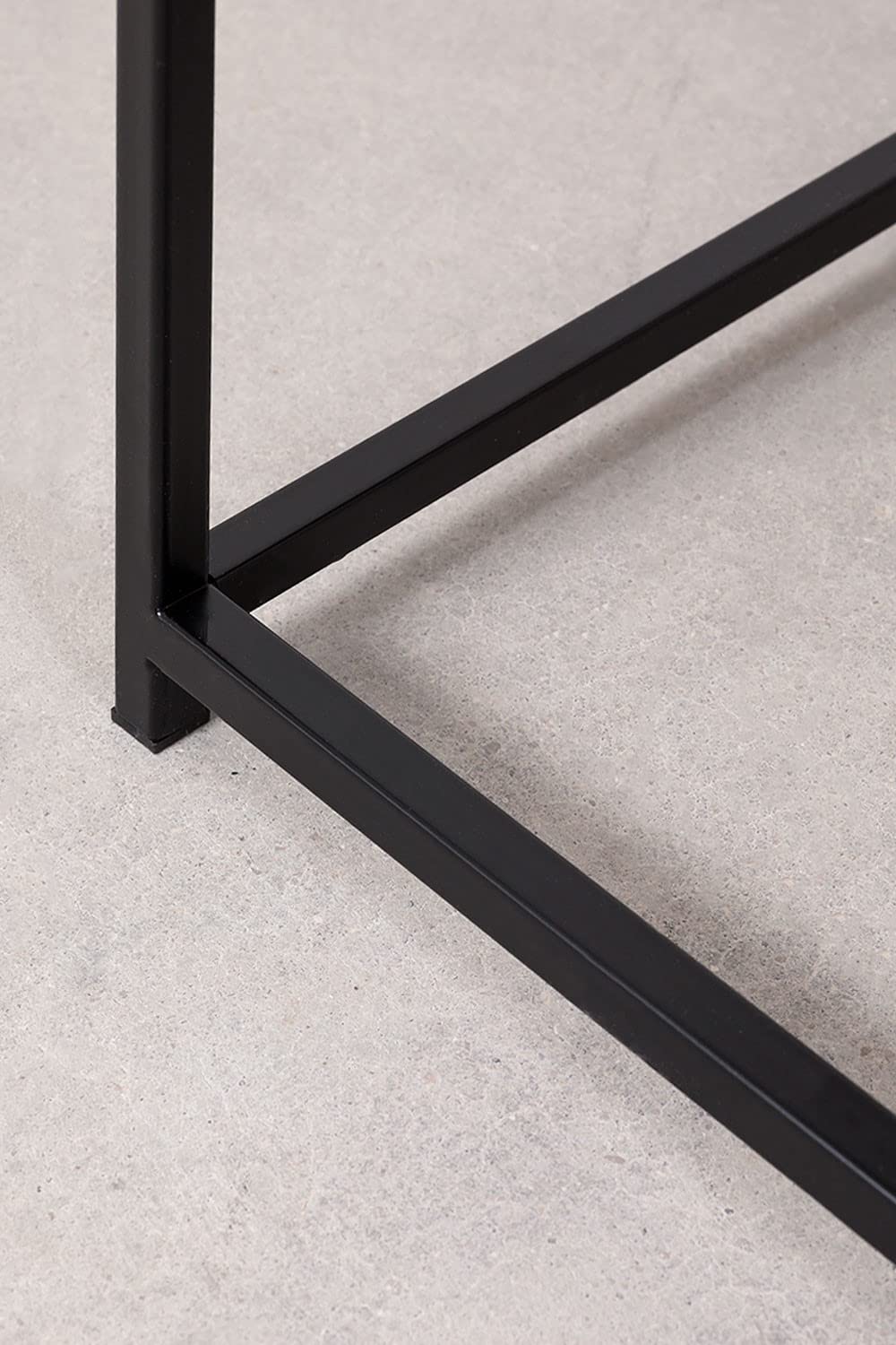 Sklum Thura tavolino acciaio nero 37 cm