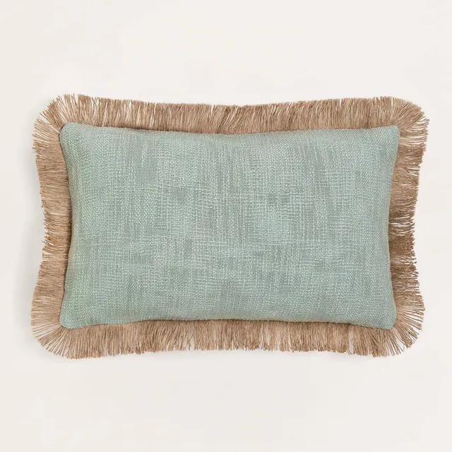 Sklum Paraiba Cuscino Rettangolare Cotone 30x50 cm con Frange