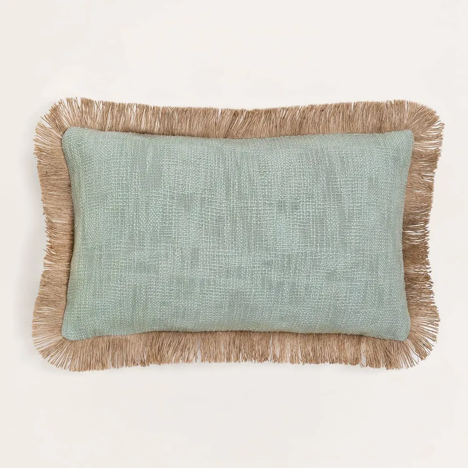 Sklum Paraiba Cuscino Rettangolare Cotone 30x50 cm con Frange