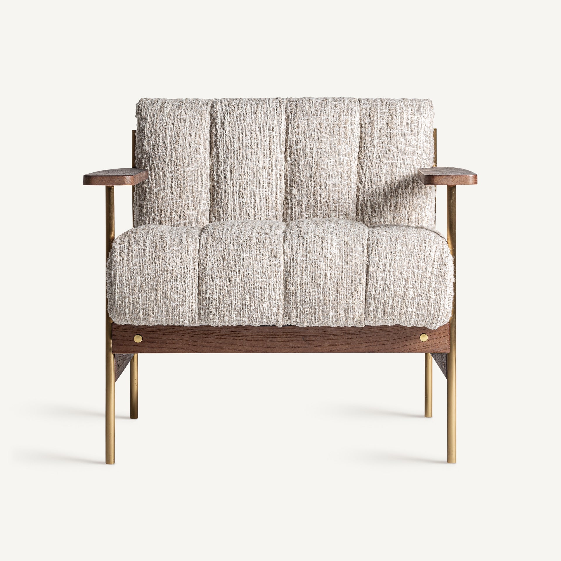 Bambua Habouey poltrona lounge beige poliestere
