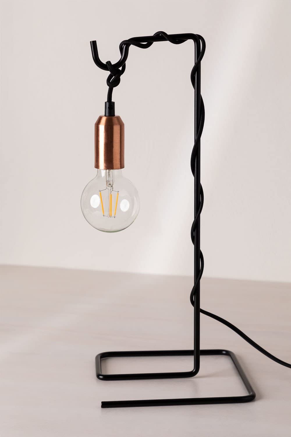 Sklum Loop lampada da tavolo oro rosa 46 cm