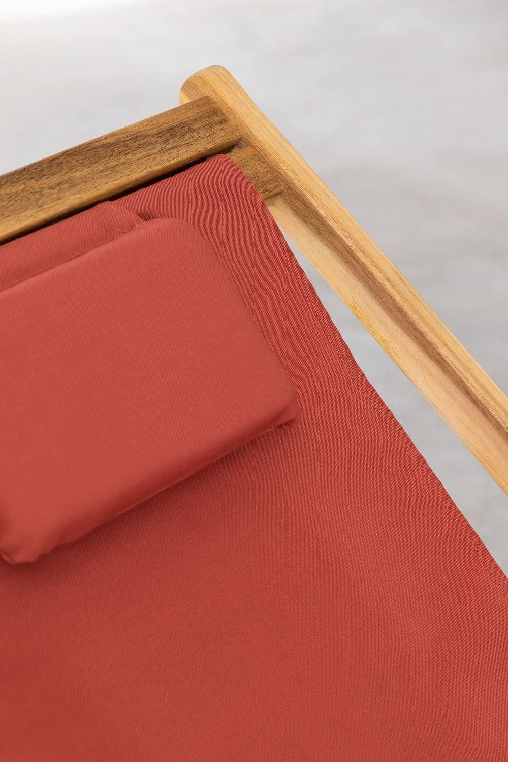 Sklum Kardis Tetto Rosso sdraio pieghevole con cuscino
