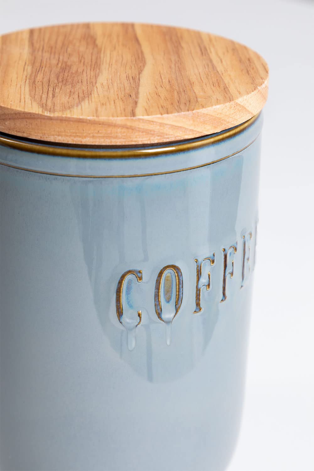 Sklum Treska Barattolo Caffè Porcellana Grigio Blu