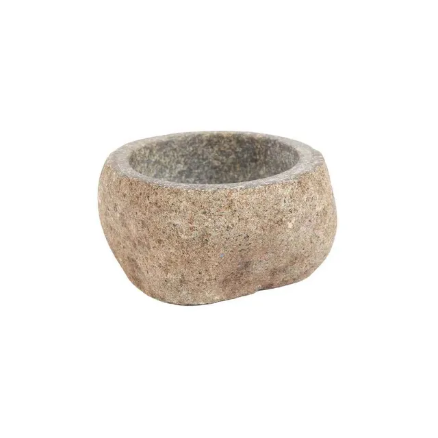 Bambua River Stone ciotola pietra nera S