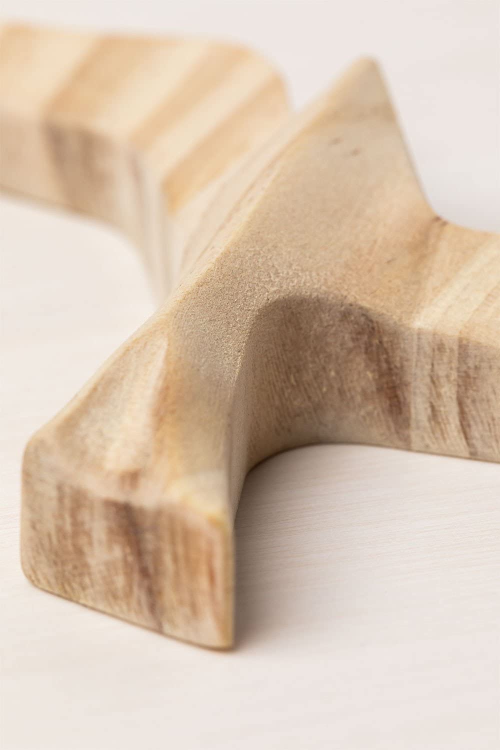 Sklum Juno set 3 figure decorative legno pino