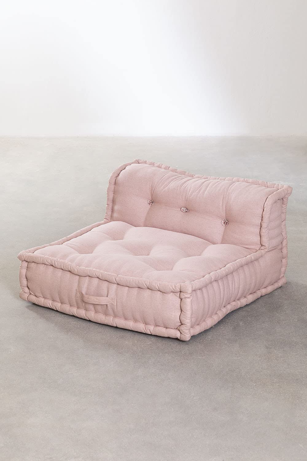 Sklum Dhel divano centrale cotone rosa incarnato