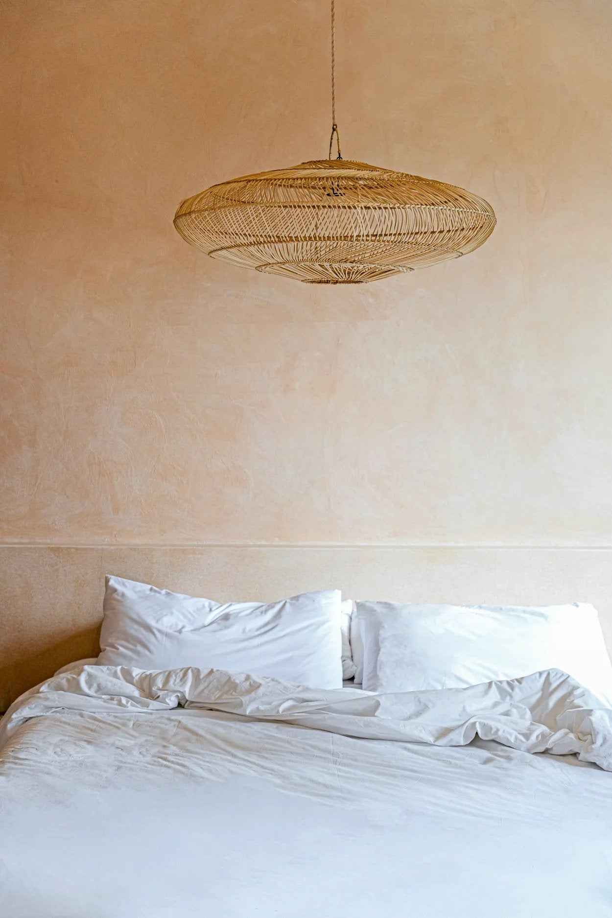 Bambua Macaron L lampadario a sospensione rattan