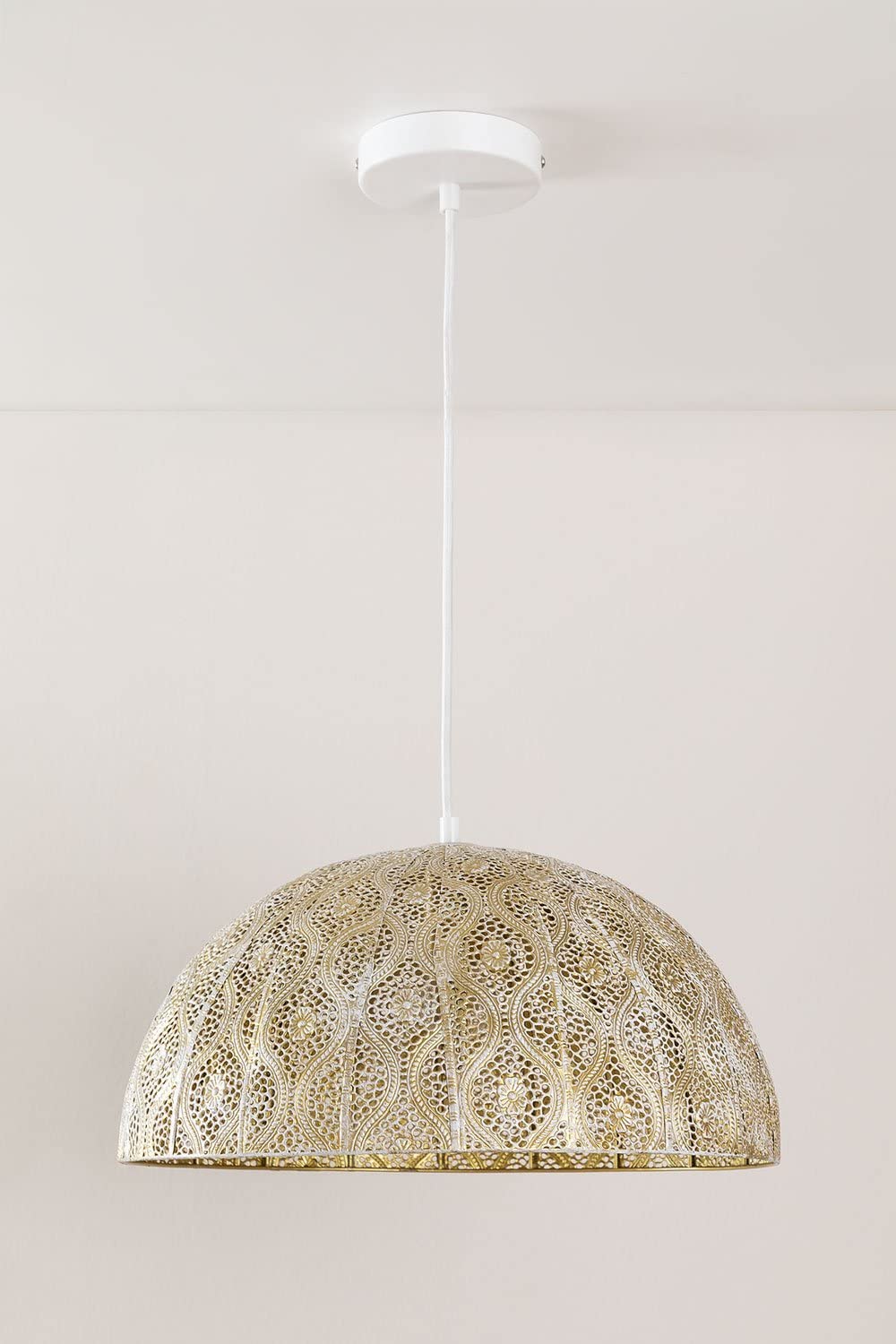 Sklum Meraki Lampada da Soffitto Metallo Oro Vintage
