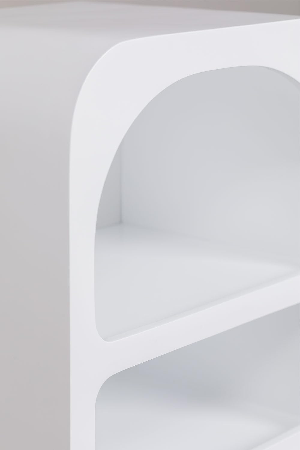 Sklum Edna Comodino MDF Bianco 45 cm