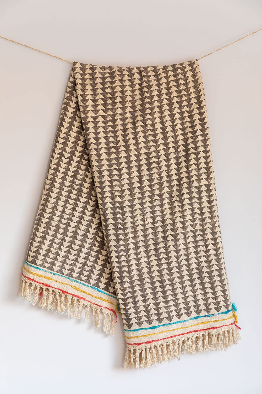 Sklum Felisa plaid cotone multicolor 133x173 cm
