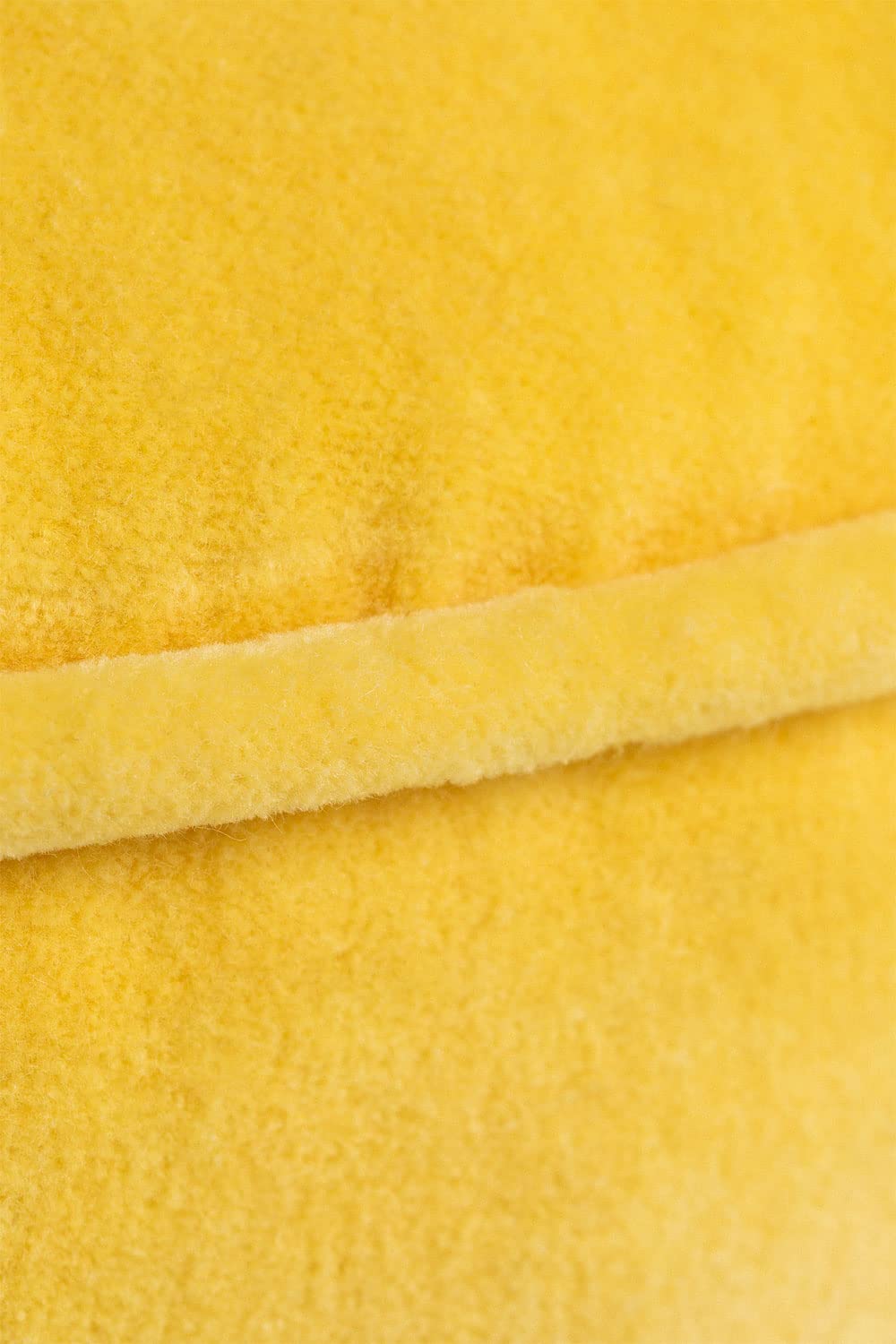 Sklum Kapi cuscino rotondo in velluto giallo curry Ø40 cm