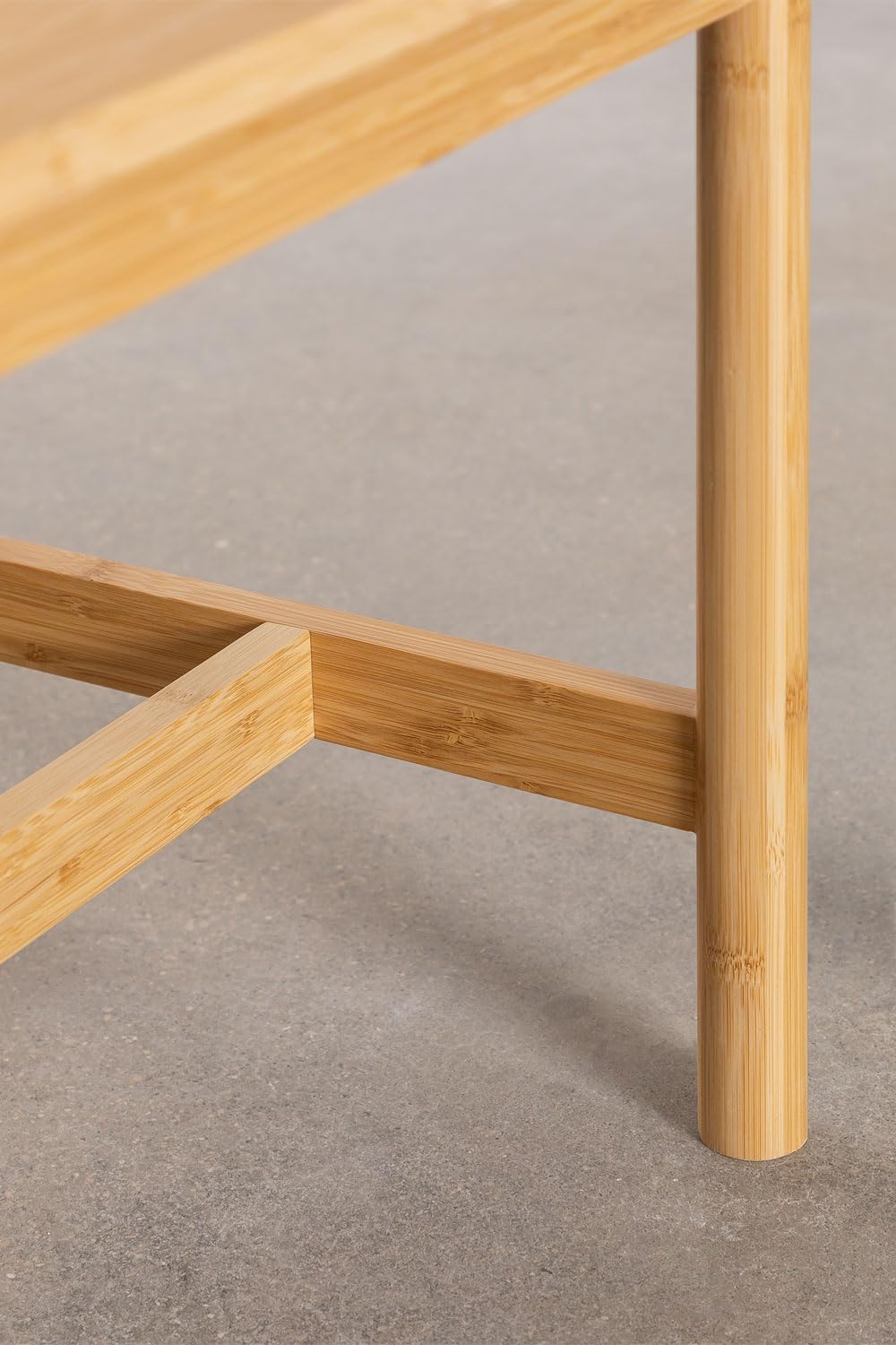 Sklum Connery consolle in bambù 120 cm naturale