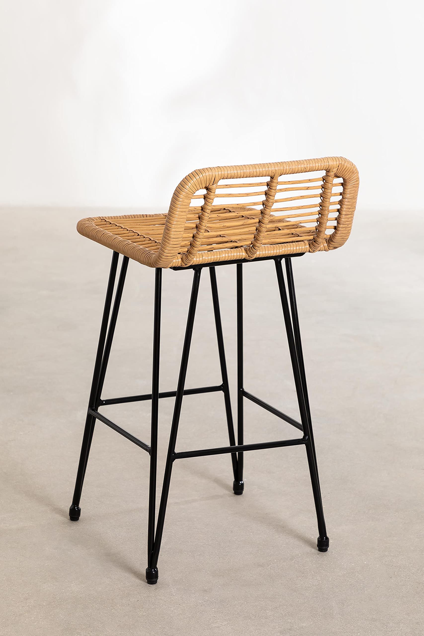 Sklum Meibel sgabello alto giardino rattan 85,5 cm