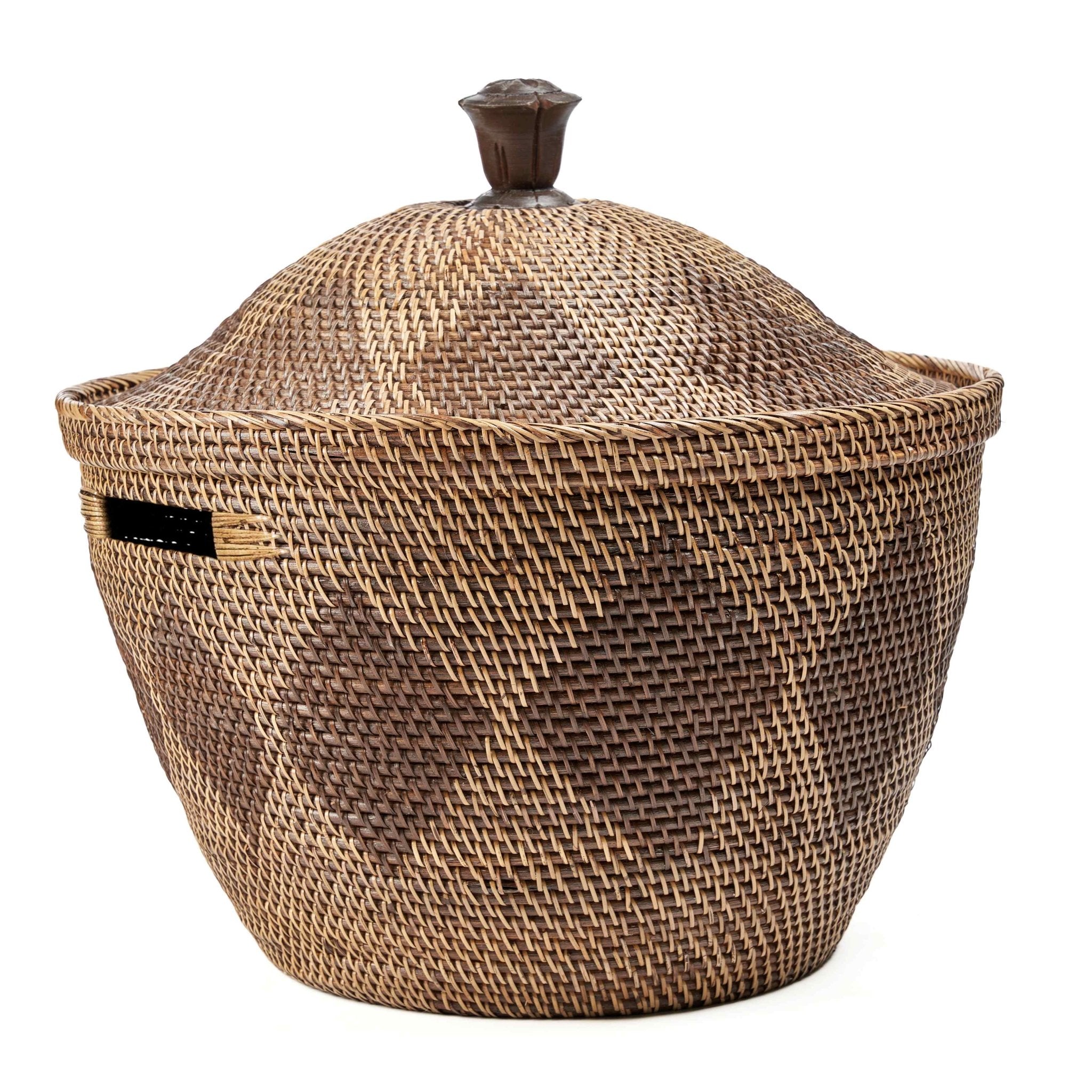 Bambua Storage Crown cesto rattan marrone naturale