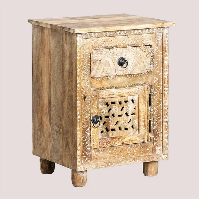 Sklum Karachi Style Comodino in Legno di Mango