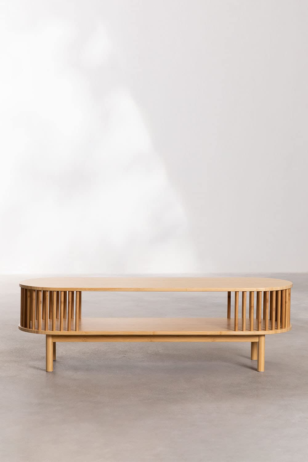 Sklum Connery Natural tavolino in bambù 120 cm