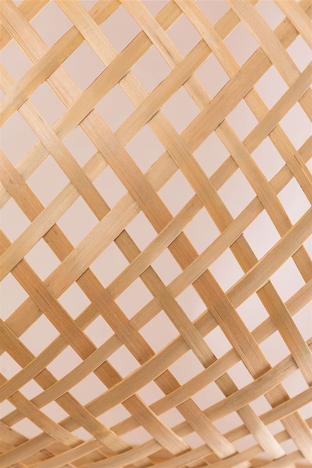 Sklum Terles plafoniera bambù marrone Ø40 cm
