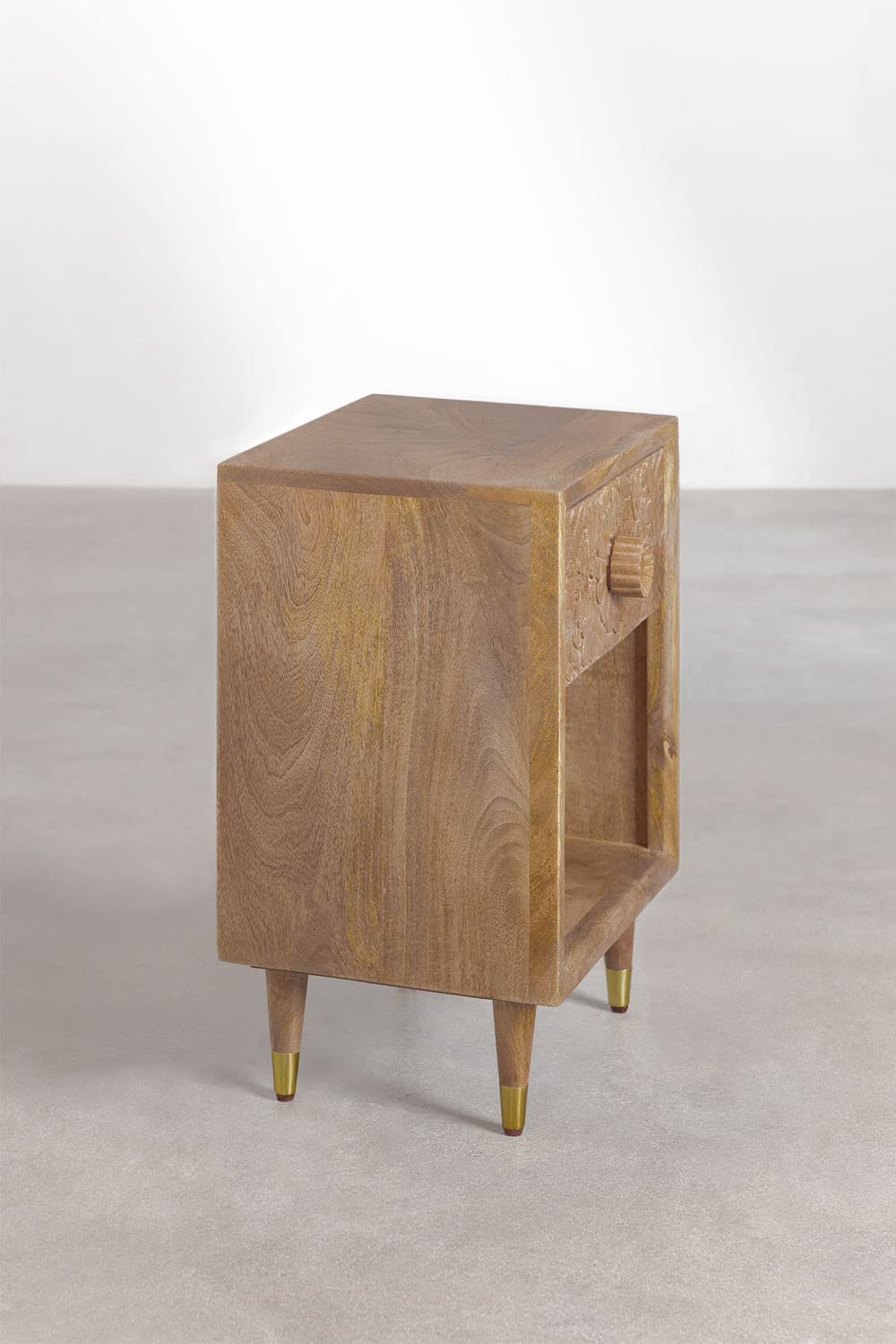 Sklum Benon comodino legno mango 42 cm