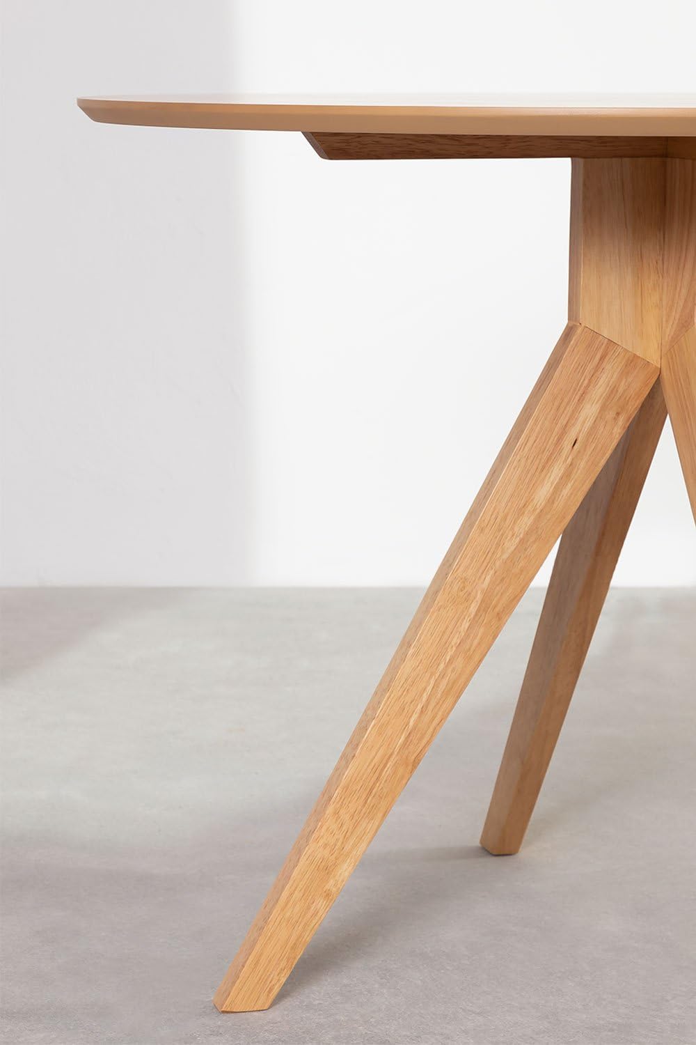 Sklum Sekiz Ø100 cm tavolo da pranzo rotondo legno 4 posti
