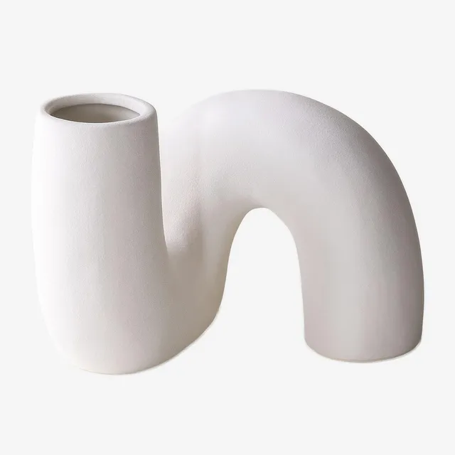 Sklum Mardig vaso ceramica 14,5 cm curvo