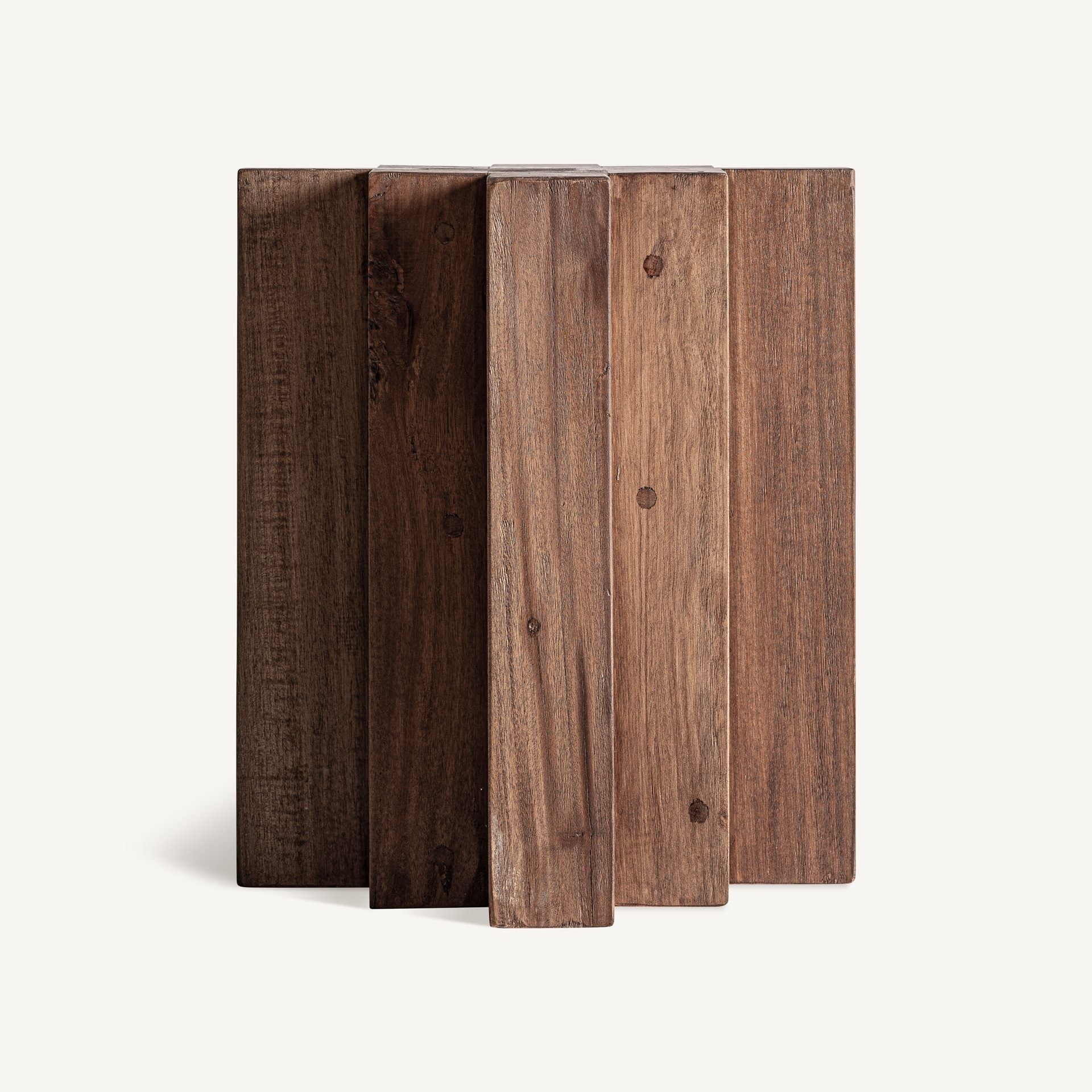 Bambua Brutalist Tavolino in Legno Sal