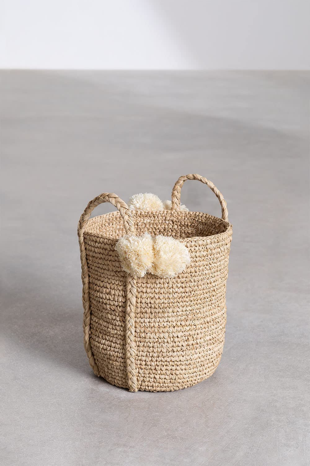 Sklum Calama set 2 cesti decorativi naturale in sisal