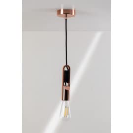 Sklum Metallizzata Clip lampada oro rosa acciaio
