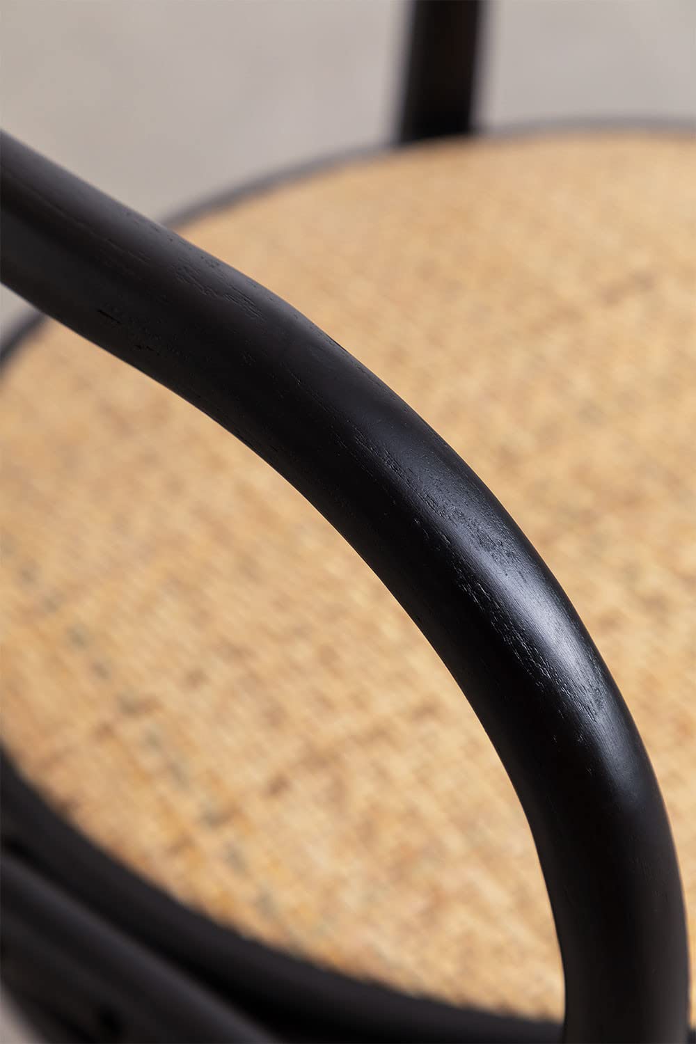Sklum Tone Vintage sedia legno olmo nero liscio