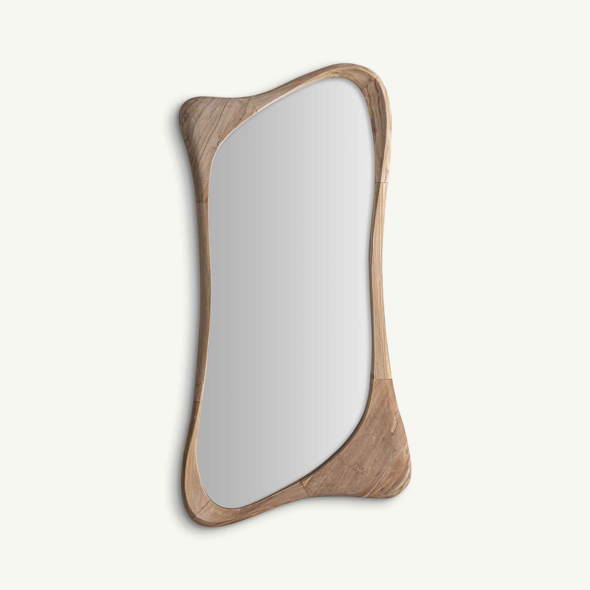 Bambua Humble specchio parete legno mango alto