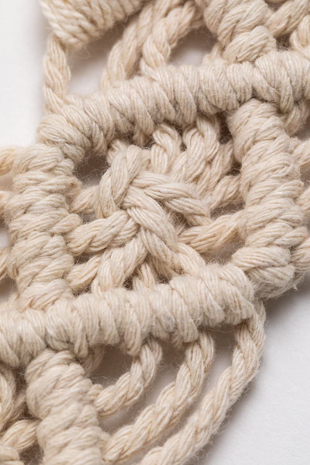 Sklum Milena fermatende in cotone beige crema set 2