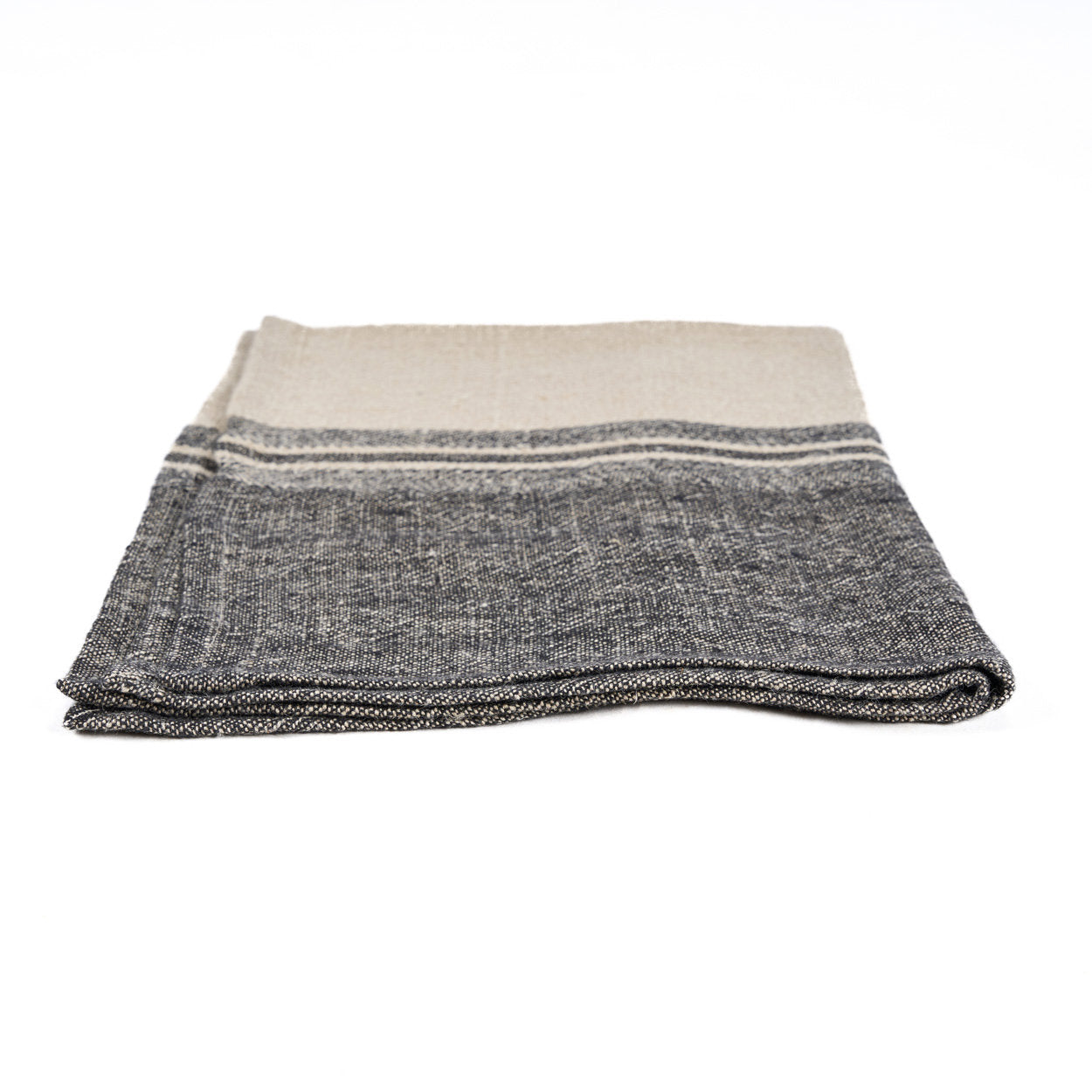 Bambua The Linen Moody strofinaccio lino nero 50x70