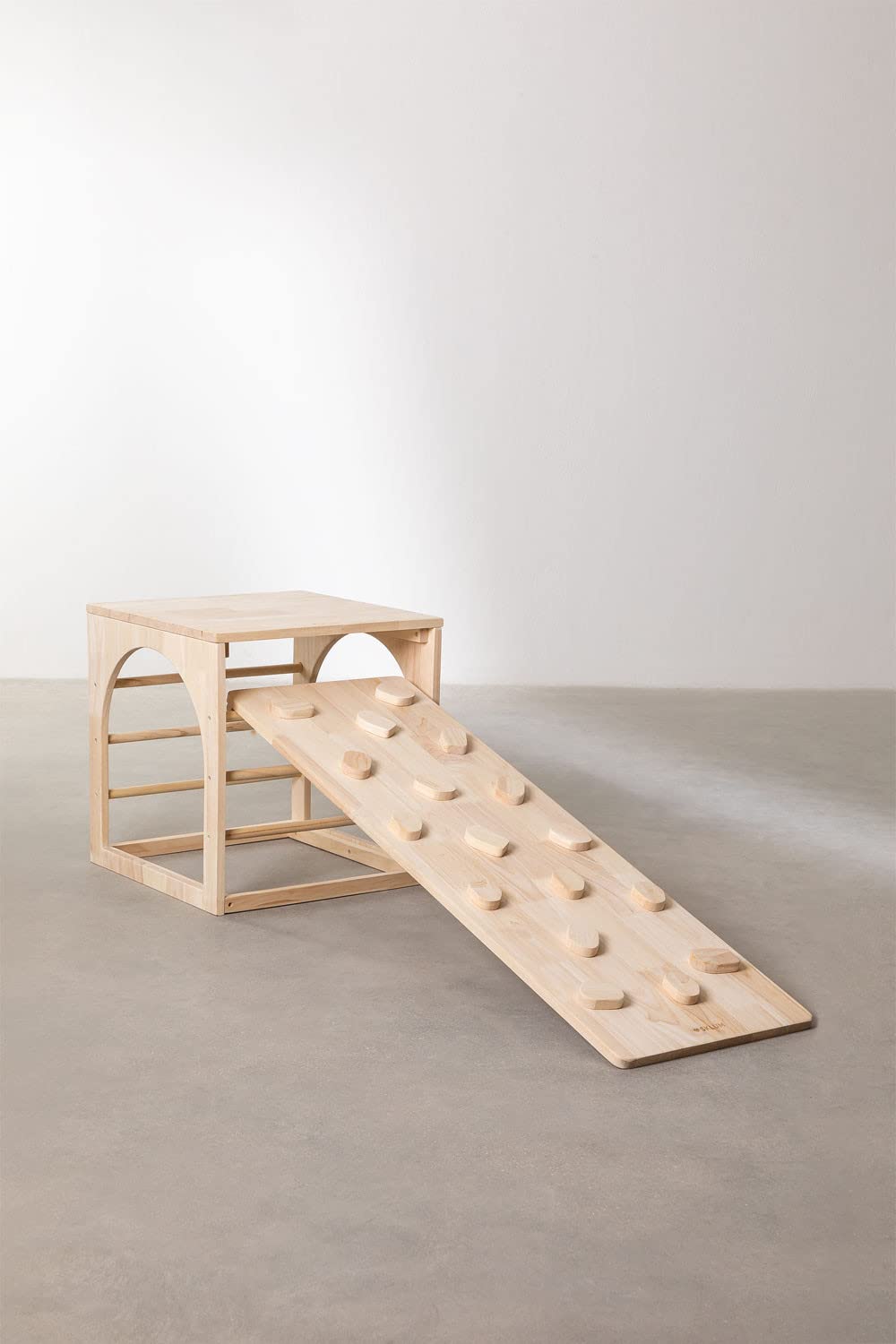 Sklum Pyqer Natural Kids rampa arrampicata legno pino