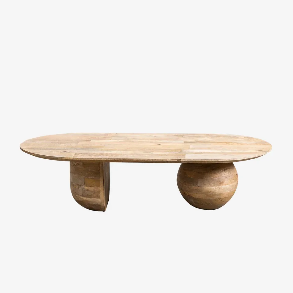 Sklum Camila tavolino salotto legno riciclato 120 cm