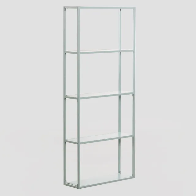 Sklum Thura scaffale a parete 60 cm verde abete acciaio