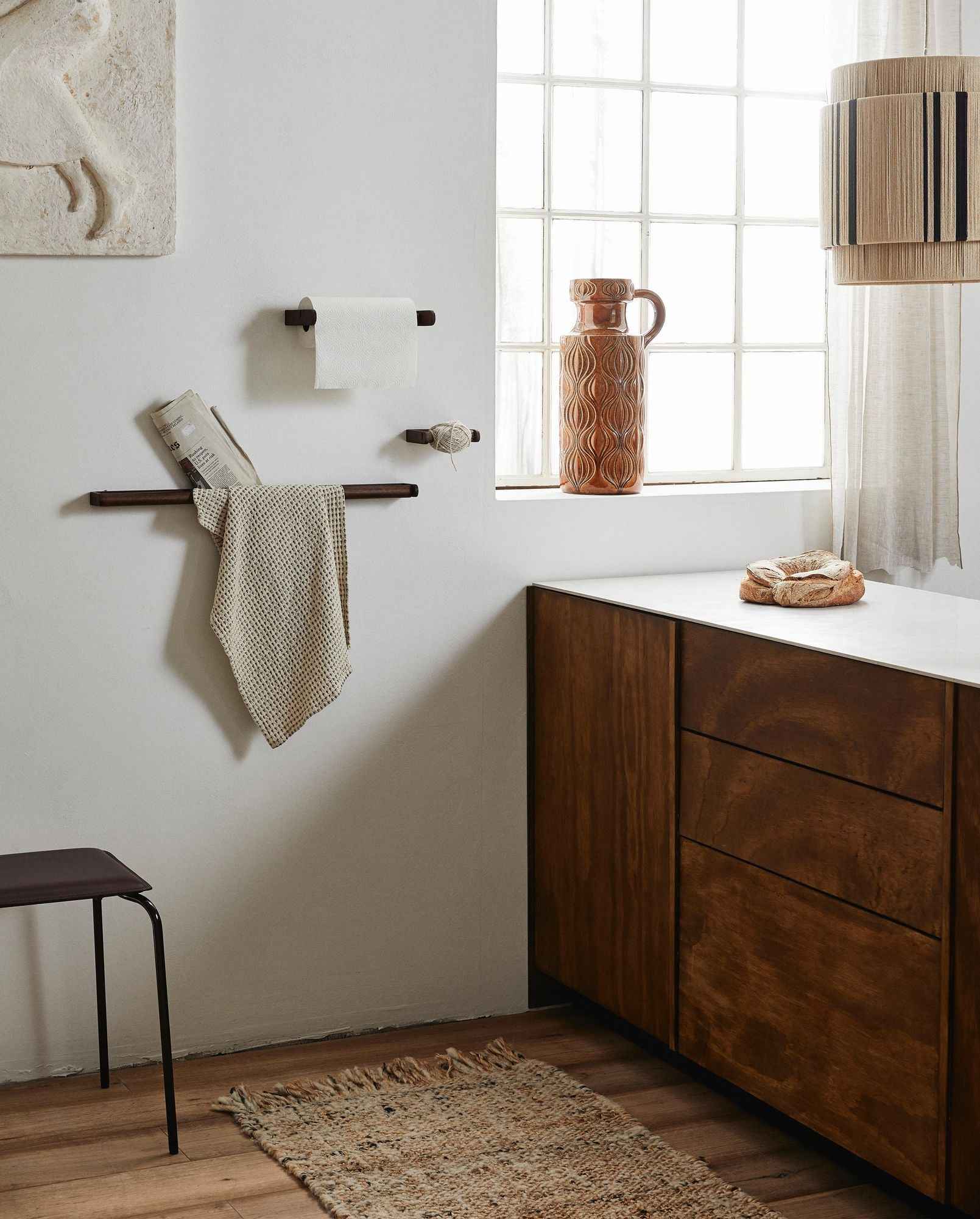 Bambua Lina tappeto 60x160 nature canapa