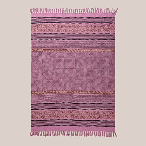 Sklum Siane Coperta Plaid in Cotone Multicolor