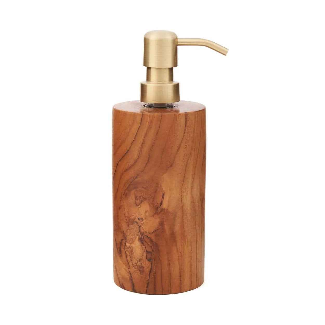 Bambua Wooden Soap Dispenser portasapone teak naturale