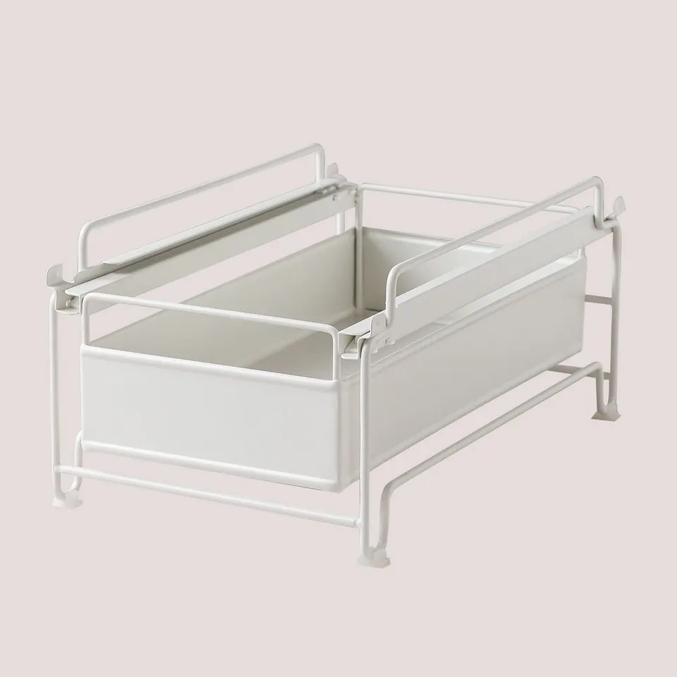 Sklum Kalem organizer cucina bianco con cassetto