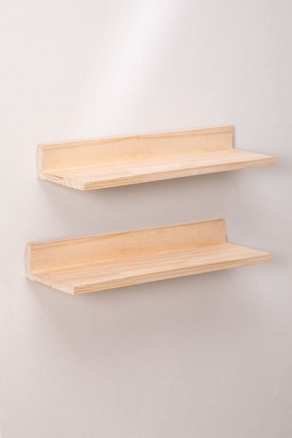 Sklum Tydor set 2 mensole parete pino 80 cm