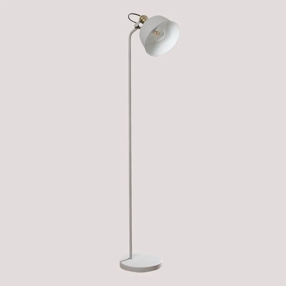 Sklum Louise lampada da terra grigio talpa chiaro ferro