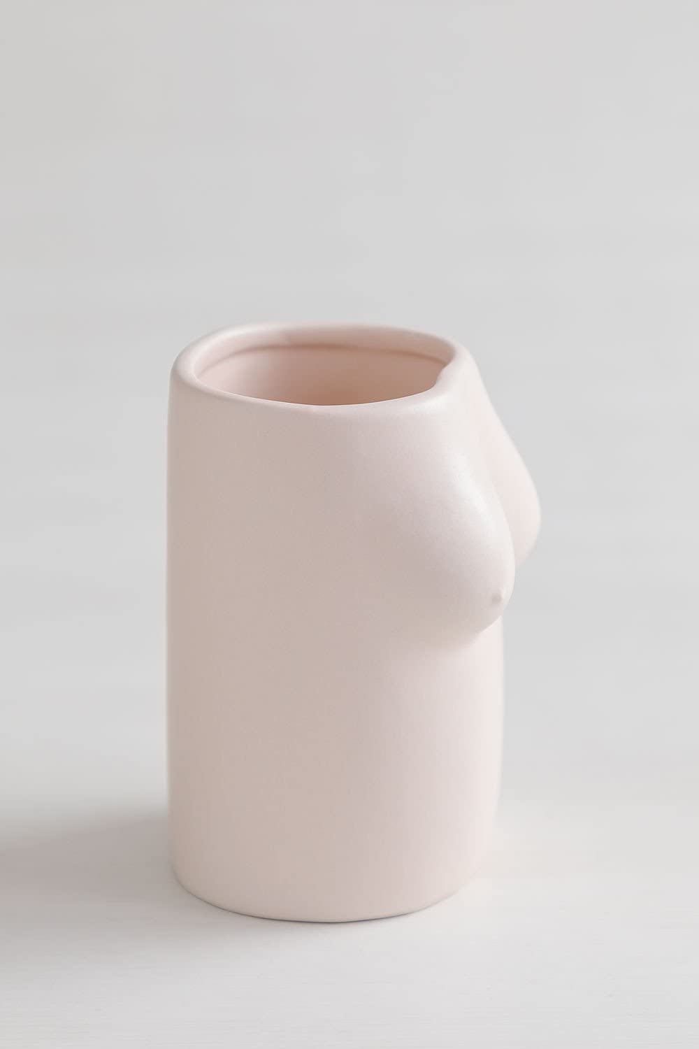 Sklum Minka vaso in ceramica beige lino