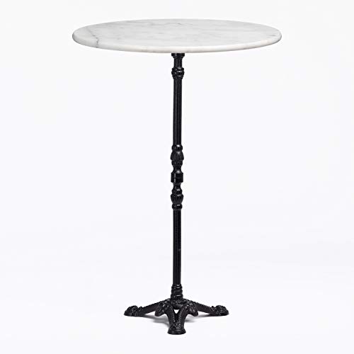 Sklum Lupin Slim tavolo alto bar marmo nero tondo 60