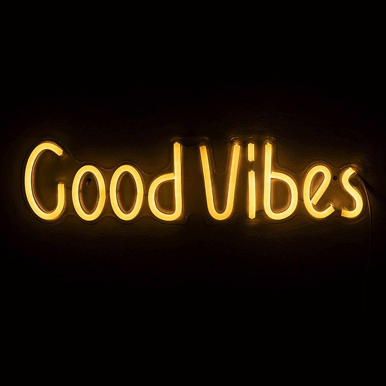 Sklum Good Vibes insegna neon LED USB 49 cm