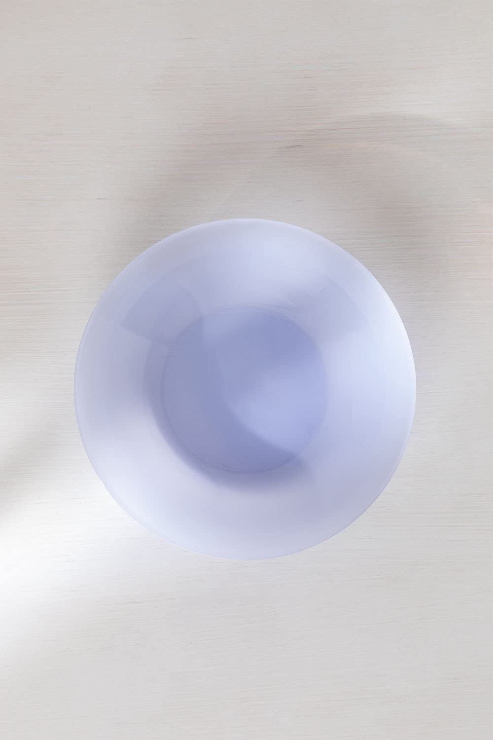 Sklum Ainara Mousse 4 piatti fondi blu lavanda vetro
