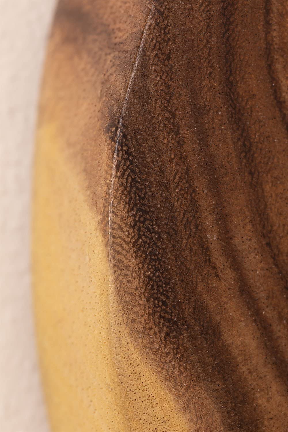 Sklum Vrao Specchio Rotondo 33,5x30,5 cm Legno Naturale