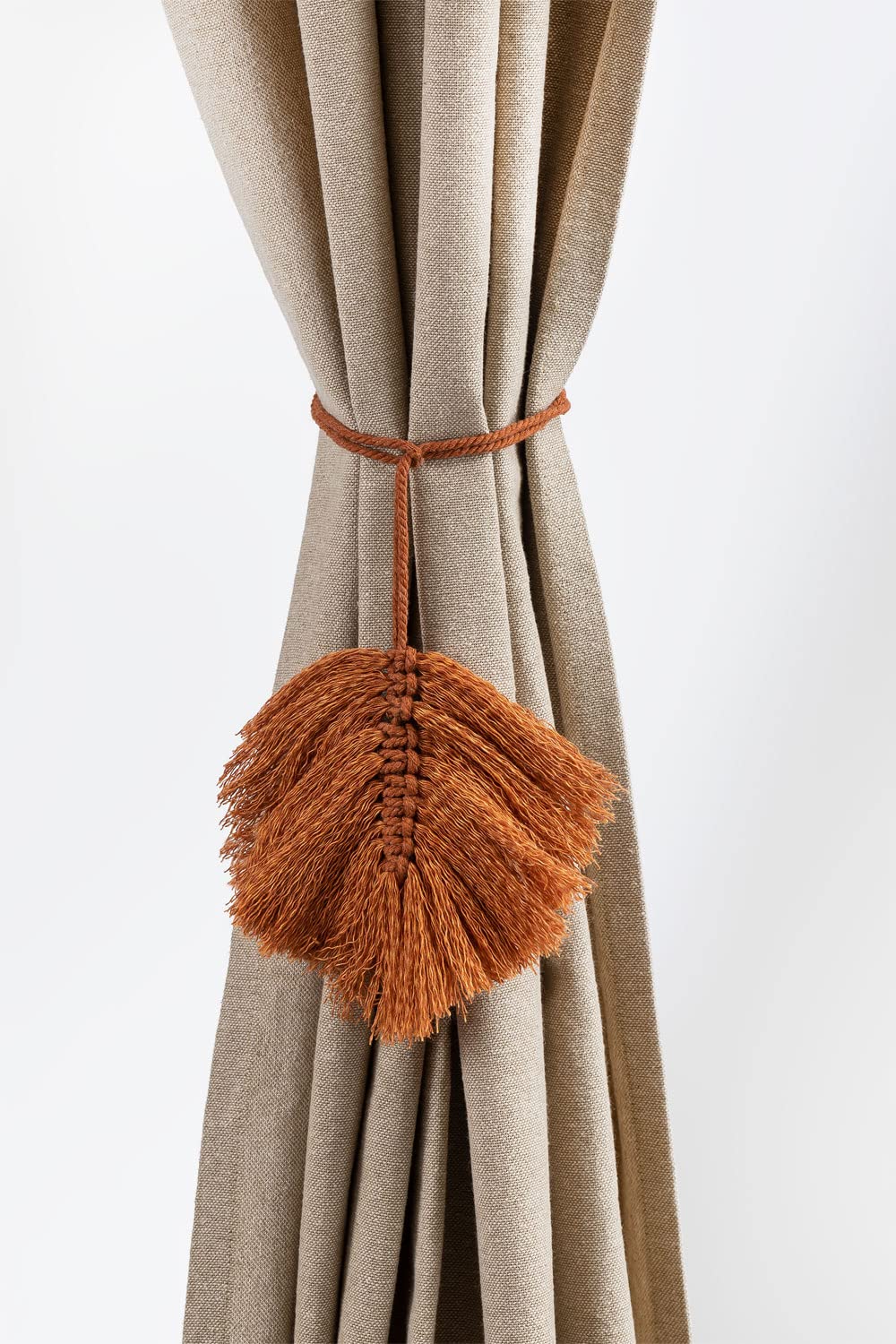 Sklum Katerina fermatende in cotone marrone cioccolato set 2