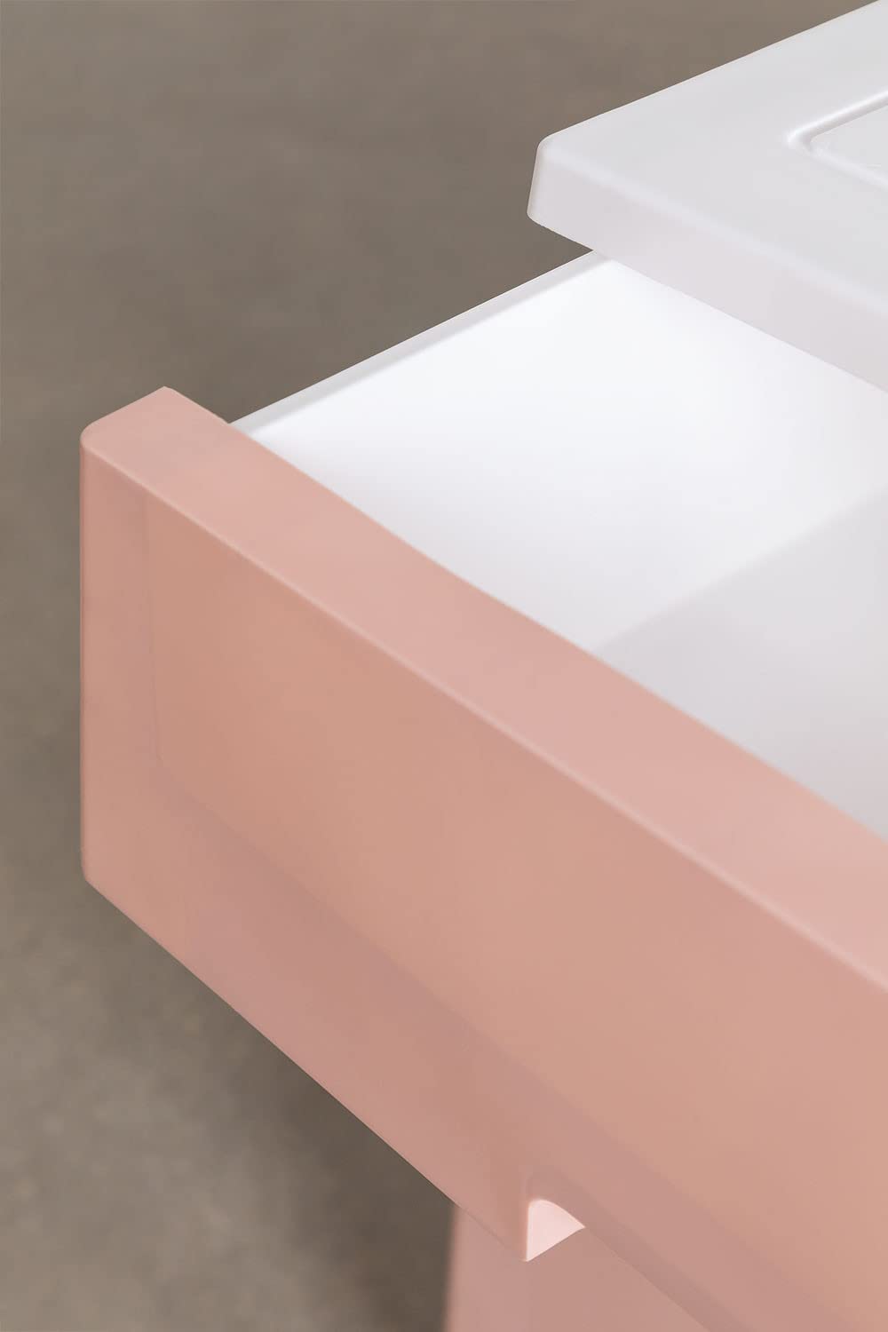 Sklum Beysi cassettiera rosa quarzo in polipropilene
