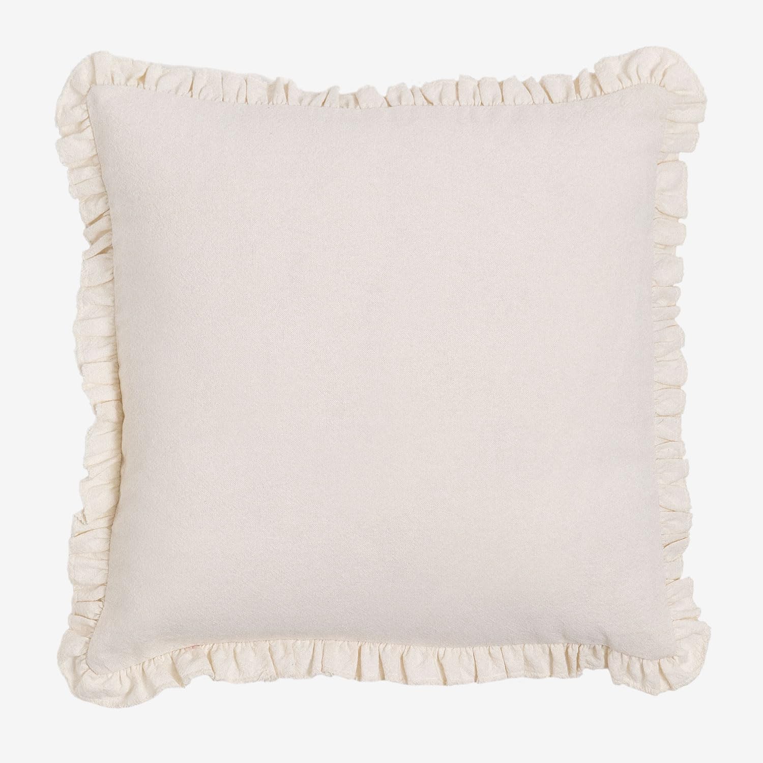 Sklum Arassu cuscino quadrato 40x40 cm cotone con balze