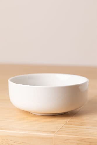 Sklum Boira set 4 ciotole porcellana grigio Ø12 cm